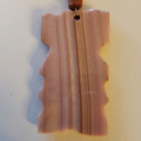Vintage Carved Stone Tribal Necklace - Picture 6 of 11